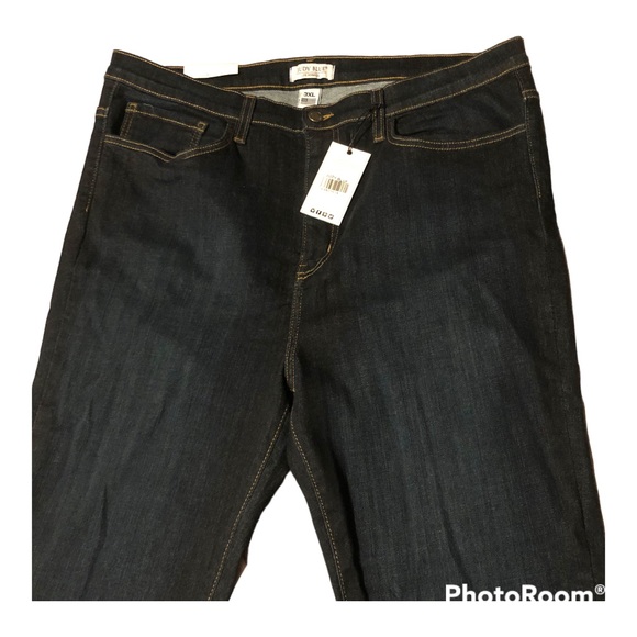 Judy Blue Jeans Mid Rise Skinny Dark Wash 3X NWT - Picture 3 of 8